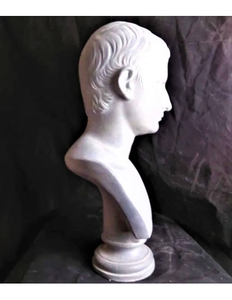 Bust of Caesar Octavian Augustus, nephew of Julius Caesar, Vatican Museums