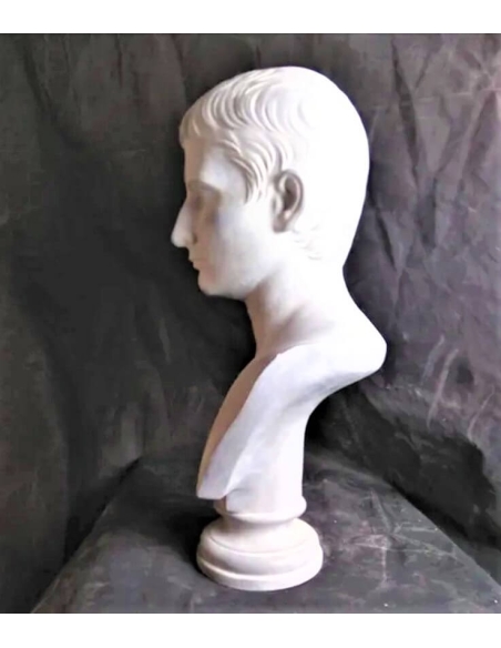 Bust of Caesar Octavian Augustus, nephew of Julius Caesar, Vatican Museums