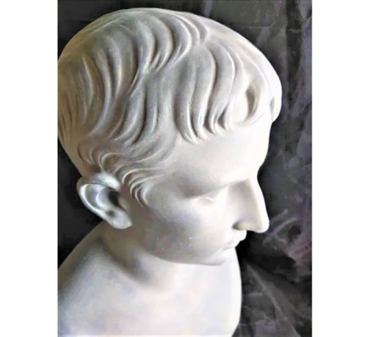 Bust of Caesar Octavian Augustus, nephew of...