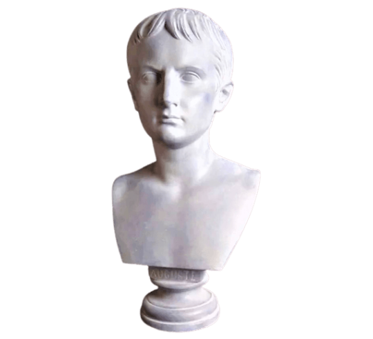 Busto de César Octavio Augusto, sobrino de Julio César, Museo del Vaticano