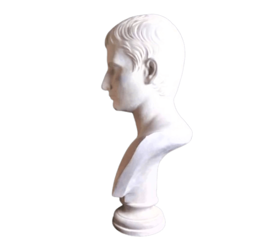 Bust of Caesar Octavian Augustus, nephew of...