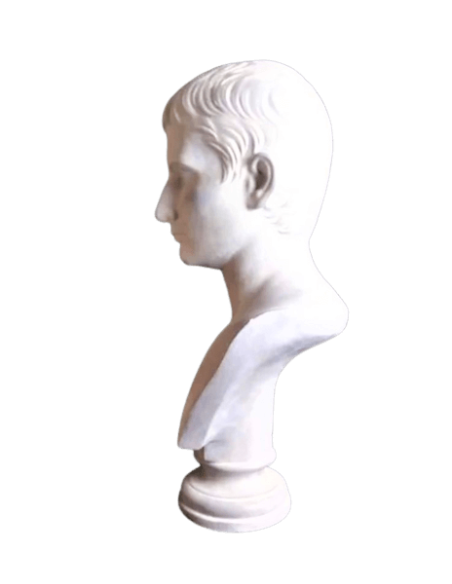 Bust of Caesar Octavian Augustus, nephew of Julius Caesar, Vatican Museums