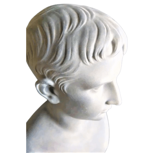 Bust of Caesar Octavian Augustus, nephew of...