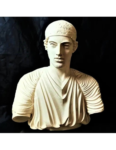 Busto del auriga de Delfos, Museo Arqueológico de Delfos