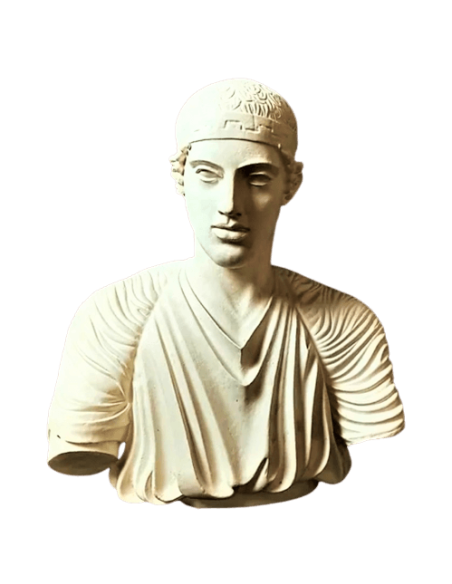 Bust of the Charioteer of Delphi, Delphi Archaeological Museum