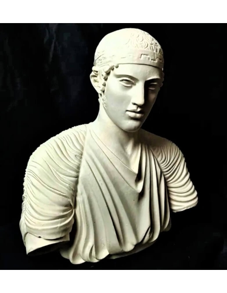 Bust of the Charioteer of Delphi, Delphi Archaeological Museum