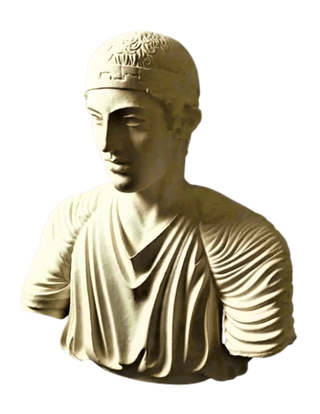 Bust of the Charioteer of Delphi, Delphi Archaeological Museum