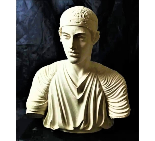 Bust of the Charioteer of Delphi, Delphi...