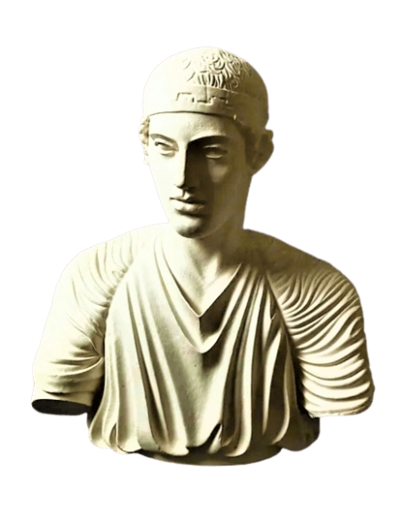 Bust of the Charioteer of Delphi, Delphi Archaeological Museum