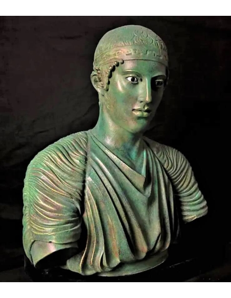 Bust of the Charioteer of Delphi, Delphi Archaeological Museum