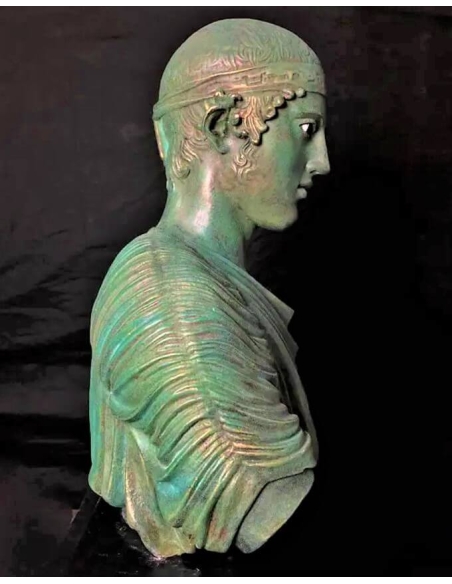 Bust of the Charioteer of Delphi, Delphi Archaeological Museum