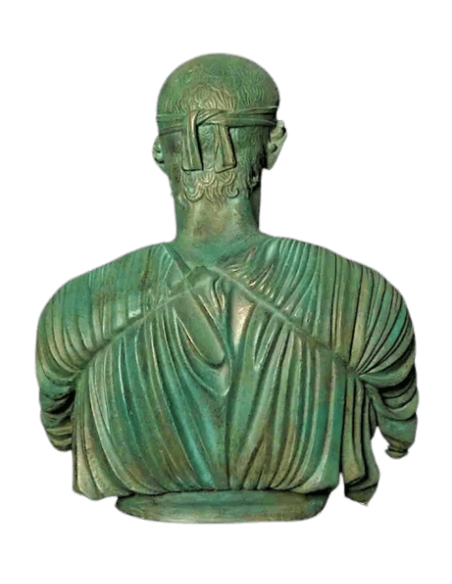 Bust of the Charioteer of Delphi, Delphi Archaeological Museum