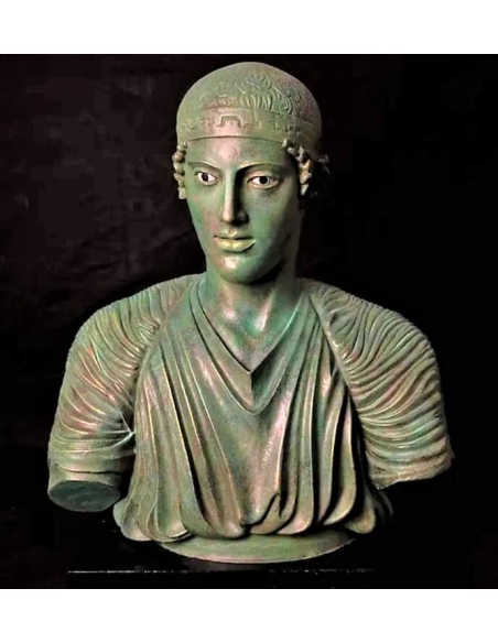 Bust of the Charioteer of Delphi, Delphi Archaeological Museum