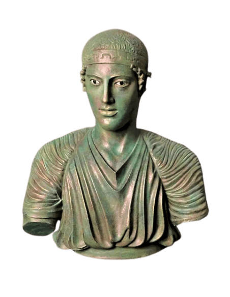 Busto del auriga de Delfos, Museo Arqueológico de Delfos