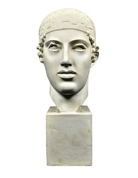 Cabeza del auriga de Delfos, Museo Arqueológico de Delfos