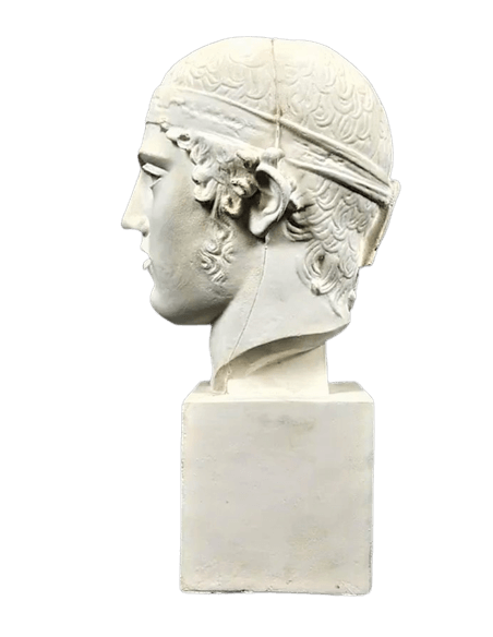 Head of the Charioteer of Delphi, Delphi Archaeological Museum