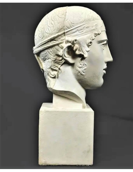 Cabeza del auriga de Delfos, Museo Arqueológico de Delfos