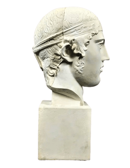 Cabeza del auriga de Delfos, Museo Arqueológico de Delfos