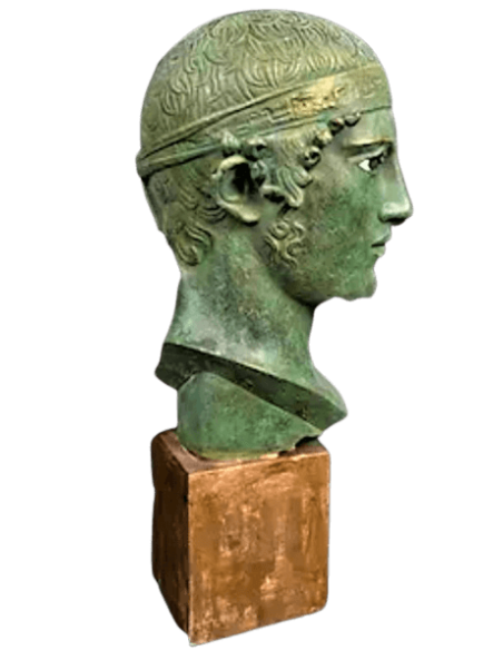 Head of the Charioteer of Delphi, Delphi Archaeological Museum