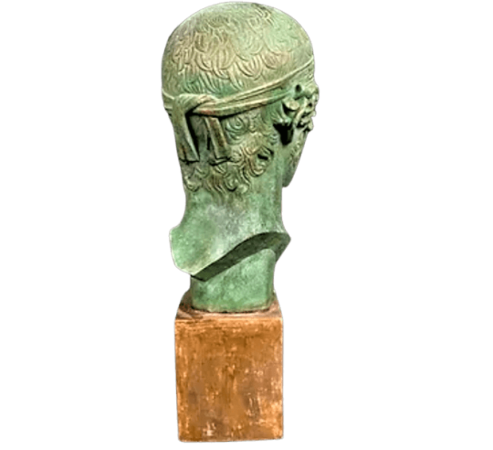 Cabeza del auriga de Delfos, Museo Arqueológico...