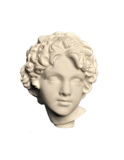 Head of Young Bacchus after Frédéric Auguste Bartholdi