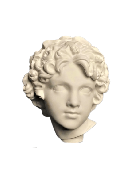 Tête de jeune Bacchus d'après Frédéric Auguste Bartholdi
