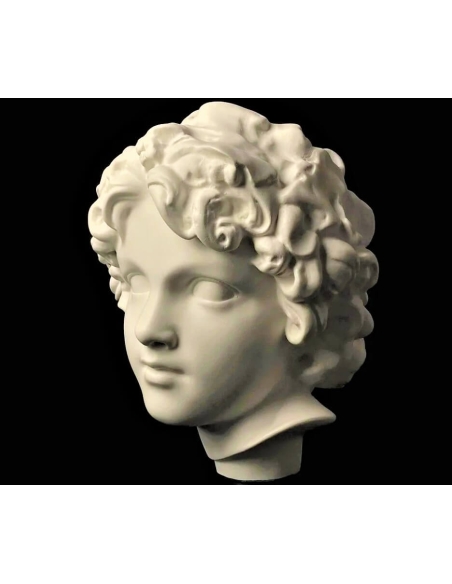 Tête de jeune Bacchus d'après Frédéric Auguste Bartholdi