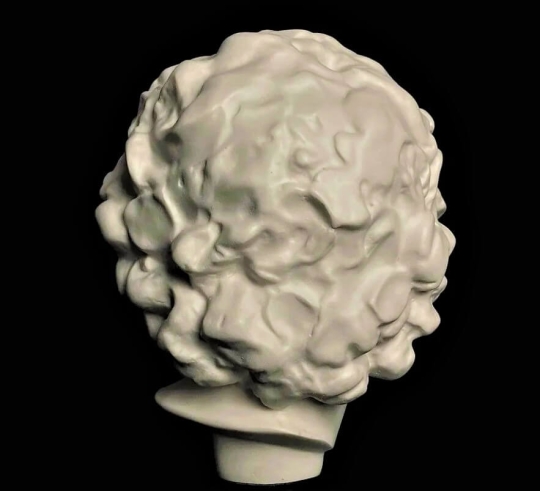 Tête de jeune Bacchus d'après Frédéric Auguste...