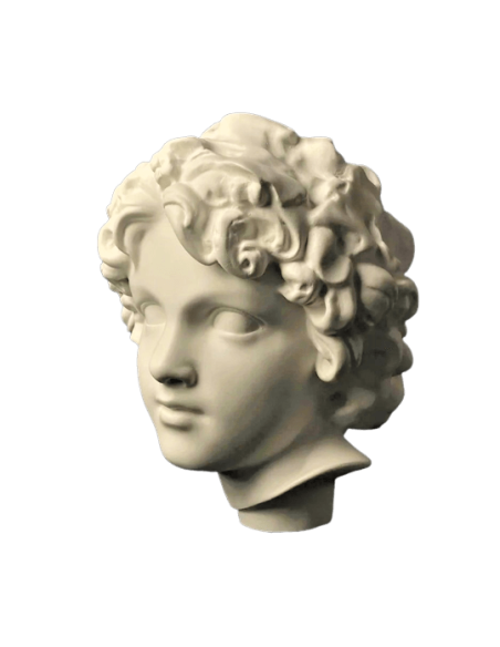 Tête de jeune Bacchus d'après Frédéric Auguste Bartholdi