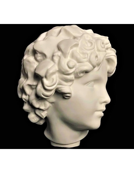 Tête de jeune Bacchus d'après Frédéric Auguste Bartholdi