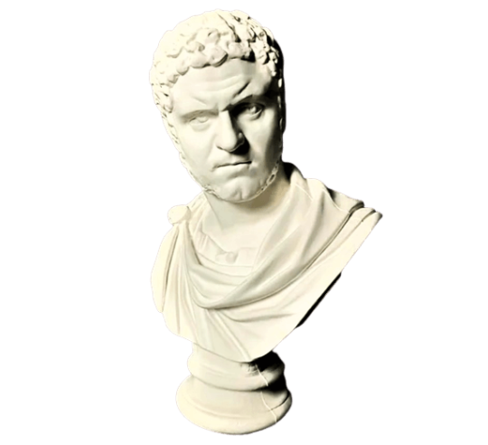 Busto del emperador romano Caracalla, Galería Borghese