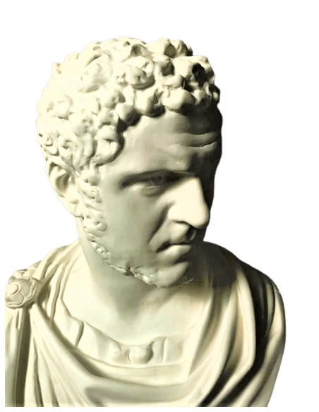 Busto del emperador romano Caracalla, Galería Borghese