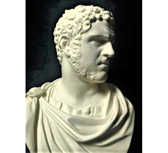 Busto del emperador romano Caracalla, Galería...
