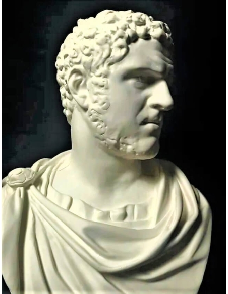 Busto del emperador romano Caracalla, Galería Borghese