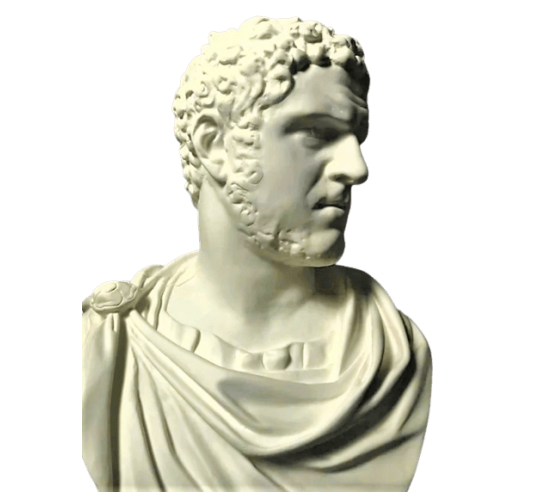 Busto del emperador romano Caracalla, Galería...