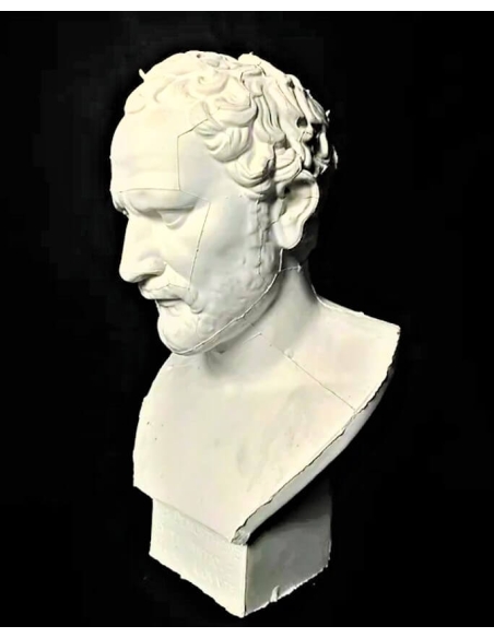Busto de Demóstenes, Museo del Louvre