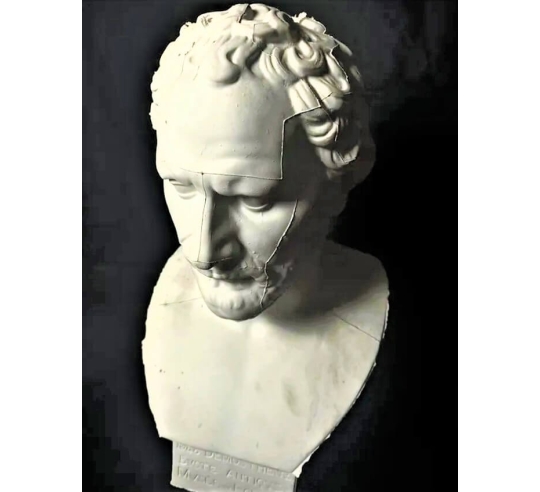 Busto de Demóstenes, Museo del Louvre