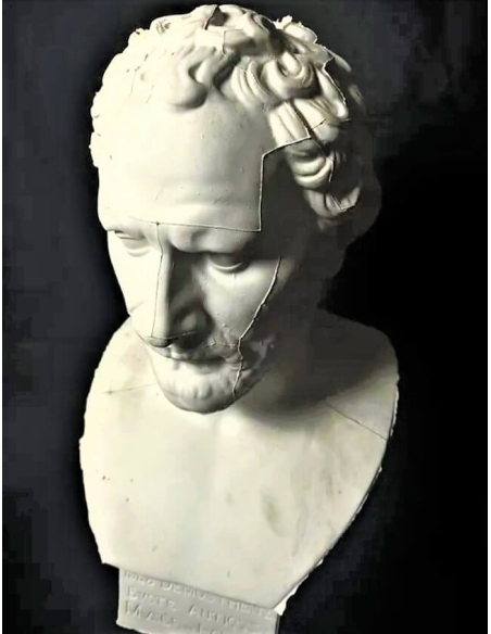 Busto de Demóstenes, Museo del Louvre