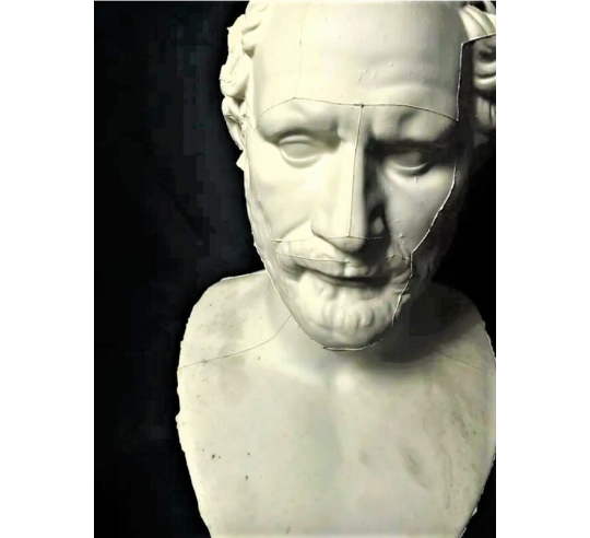 Busto de Demóstenes, Museo del Louvre