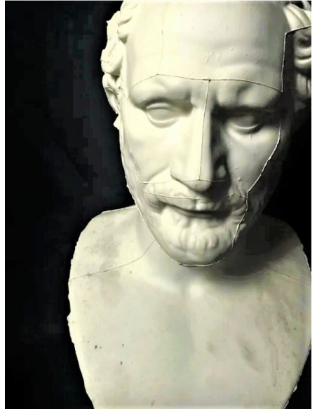 Busto de Demóstenes, Museo del Louvre