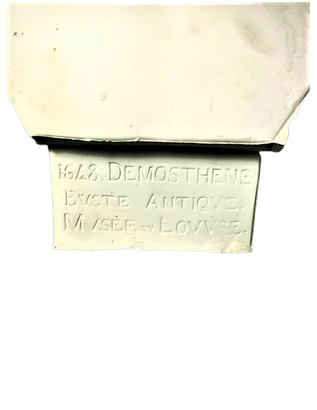 Busto de Demóstenes, Museo del Louvre