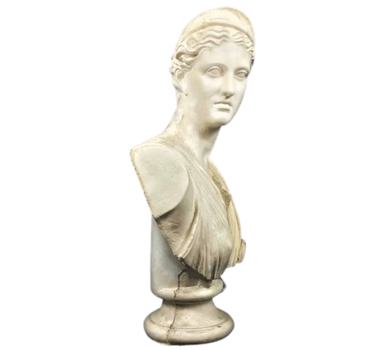 Busto de Artemisa o Diana la Cazadora también...