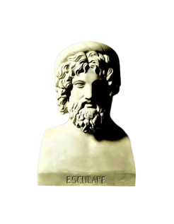 Busto de Asclepio o Esculapio Dios de la medicina, Museo...