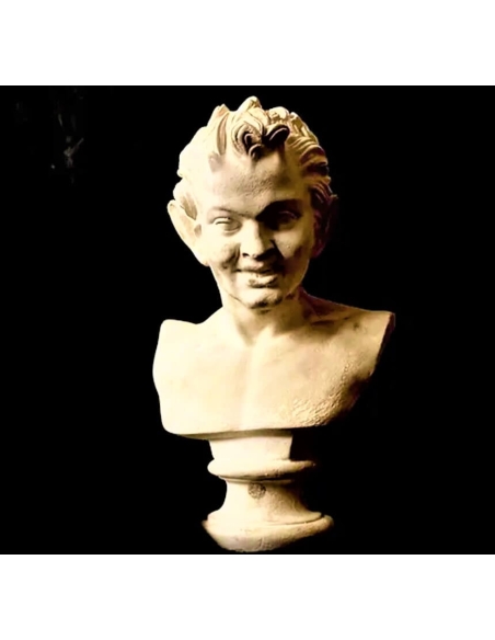 Bust of a satyr known as Faunus of Vienna, Louvre Museum