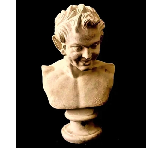 Bust of a satyr known as Faunus of Vienna,...