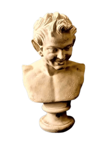 Bust of a satyr known as Faunus of Vienna, Louvre Museum