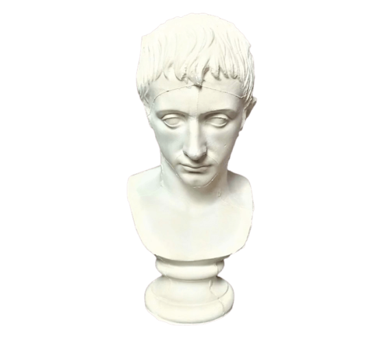 Bust of Nero Claudius Drusus Germanicus, also known as Germanicus, after Cleomenes, Louvre Museum