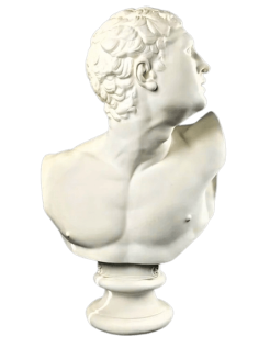 Busto del Gladiador Borghese, según Agasias de Éfeso,...
