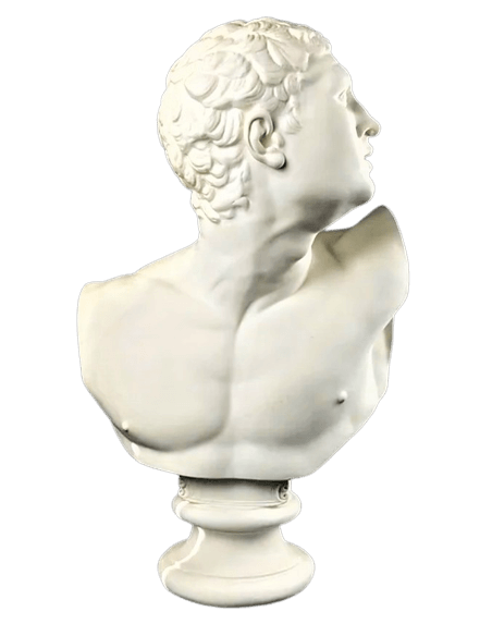 Buste du Gladiateur Borghèse d'après Agasias d'Éphèse, Musée du Louvre
