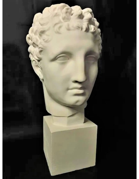 Cabeza de Hermes con el niño Dioniso según Praxíteles, Museo de Olimpia